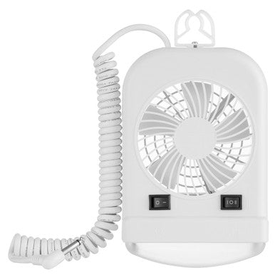 Lumitronics Combination Interior 12V Reading Light with 2 Speed Fan
