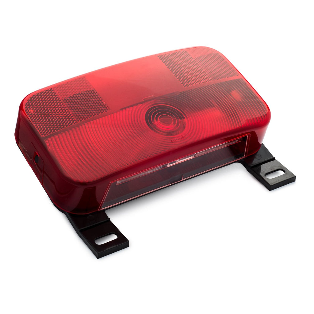 Lumitronics Red Surface Mount Tail Light with License Bracket and License Light