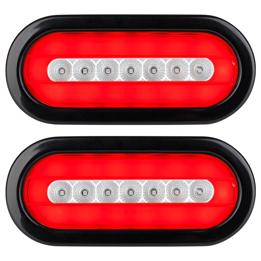 HALO LED 6" Sealed Oval Stop/Tail Light - Single or Pair