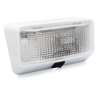 RV Exterior Porch Light with On/Off Switch and Removable Lenses