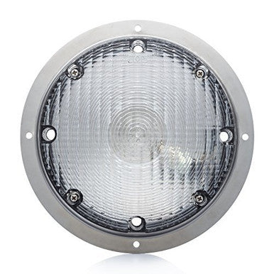 Surface Mount Porch Scare Light w/ Mounting Gasket - Stainless Steel Base