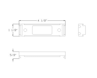 Base Mount for Thin Line and Model 19 Lights
