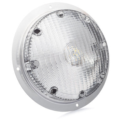 Surface Mount Porch Scare Light w/ Mounting Gasket - Stainless Steel Base