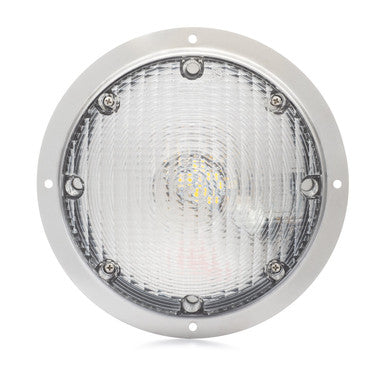 Surface Mount Porch Scare Light w/ Mounting Gasket - Stainless Steel Base