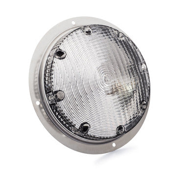 Surface Mount Porch Scare Light w/ Mounting Gasket - Stainless Steel Base