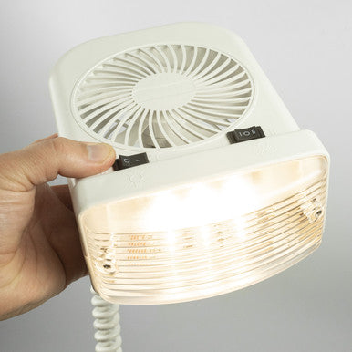 Combination Interior 12V Reading Light with 2 Speed Fan