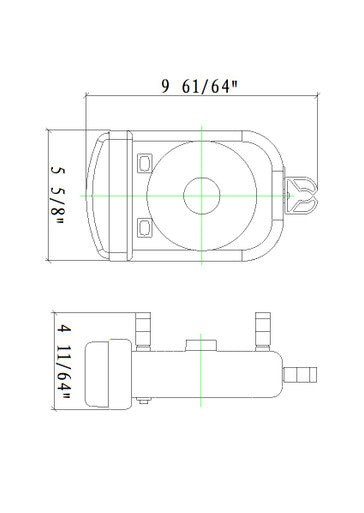 Combination Interior 12V Reading Light with 2 Speed Fan