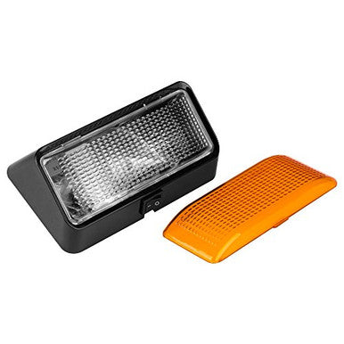 RV Exterior Porch Light with On/Off Switch and Removable Lenses