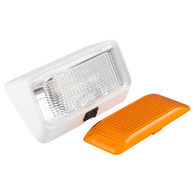 LED RV Exterior Porch Light with On/Off Switch and Removable Lenses