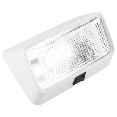 LED RV Exterior Porch Light with On/Off Switch and Removable Lenses