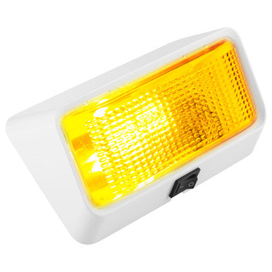 LED RV Exterior Porch Light with On/Off Switch and Removable Lenses
