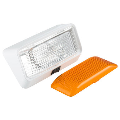 RV Exterior Porch Light with On/Off Switch and Removable Lenses