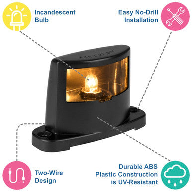 License Plate Lamp w/ Plastic Housing