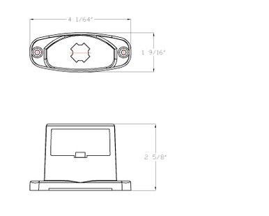 License Plate Lamp w/ Plastic Housing