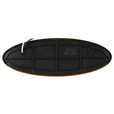 LED Euro Style RV Porch Light - Amber Lens