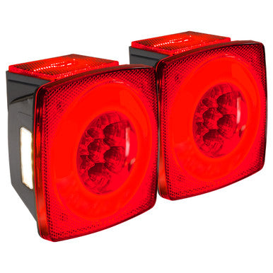 HALO LED Submersible Under 80" Trailer Light Kit w/Amber Clearance Markers