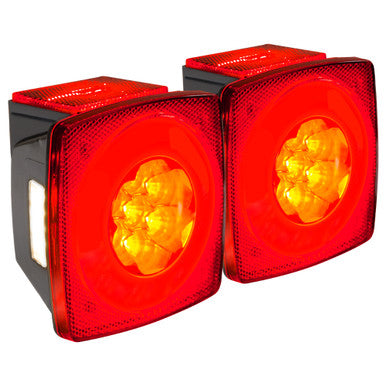 HALO LED Submersible Under 80" Trailer Light Kit w/Amber Clearance Markers