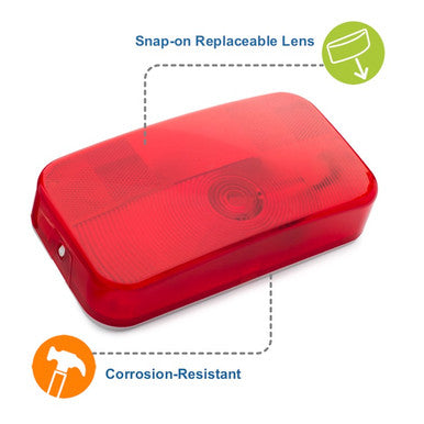 Surface Mount Tail Light - RV Stop/Turn/Tail Light