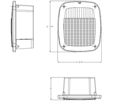 6 Function Universal Box Lamp Tail Light